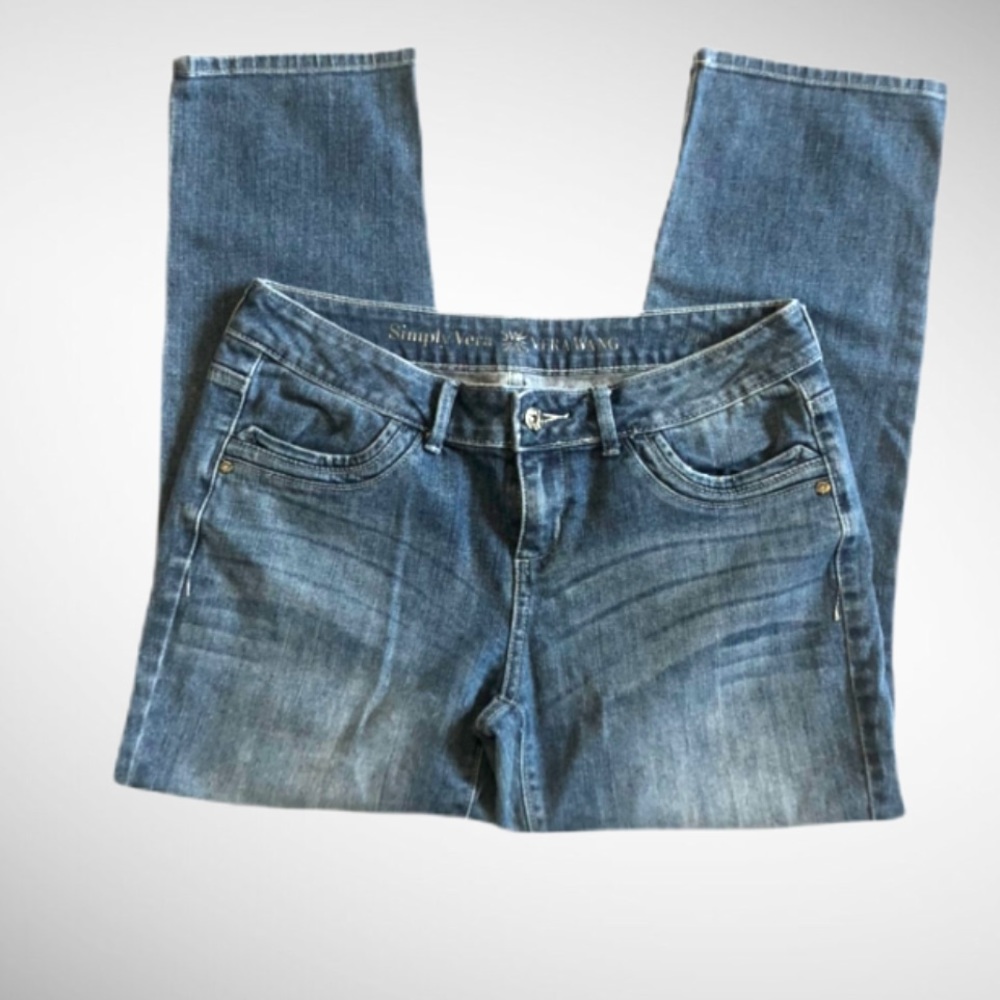 Simply Vera Vera Wang cropped straight jeans